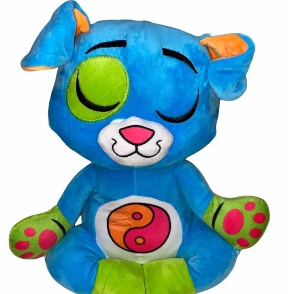 Yogimals cute zen yoga pose cat plush 

16 inch